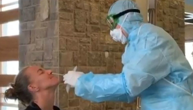 Teniserka objavila snimak: Evo kako izgleda testiranje na koronavirus